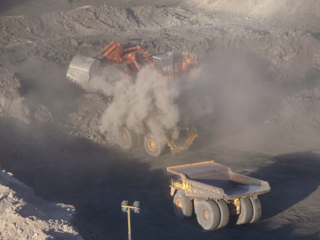 Truck Loading Dust